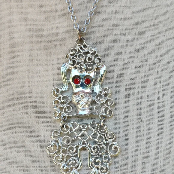 🐩 Vintage poodle pendant necklace - Picture 4 of 7